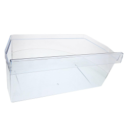 Bac à légumes transparent bleu pour réfrigérateur - h : 207mm largeur: 207mm longeur: 739mm 2060491541 Electrolux