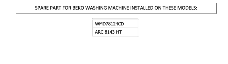 Verrouillage électrique pour machine à laver Beko 2805311500 (ZV-446) T85, 250V- 16A