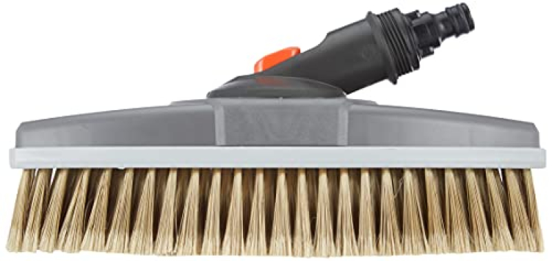 Brosse de lavage de Gardena : brosse de nettoyage pour Cleansystem, pour les surfaces et le lavage des voitures (5570-20)