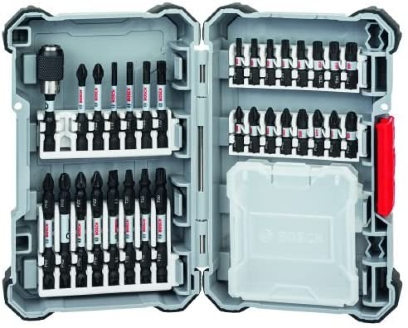 Coffret de 31 embouts de vissage avec embouts double tête et Universal Holder Quick Release BOSCH