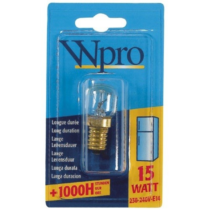 Lampe E14 pour Réfrigérateur, Congélateur WPRO 484000008964 