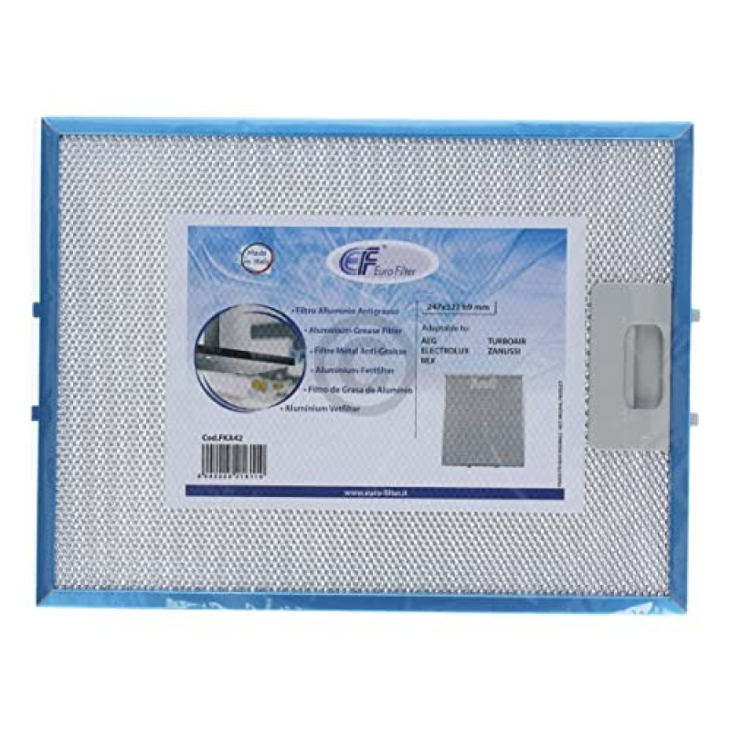 Filtre à graisse 327 x 247 mm pour Hotte AEG 50293009002