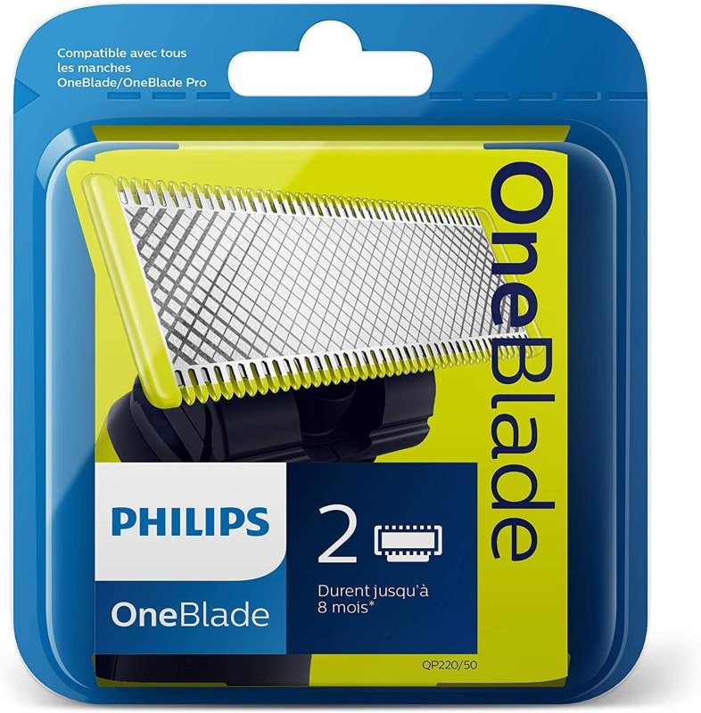 Pack de 2 lames de rasage pour Rasoir, Tondeuse PHILIPS QP22050