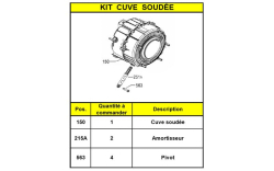 Assemblage kit cuve soudée...