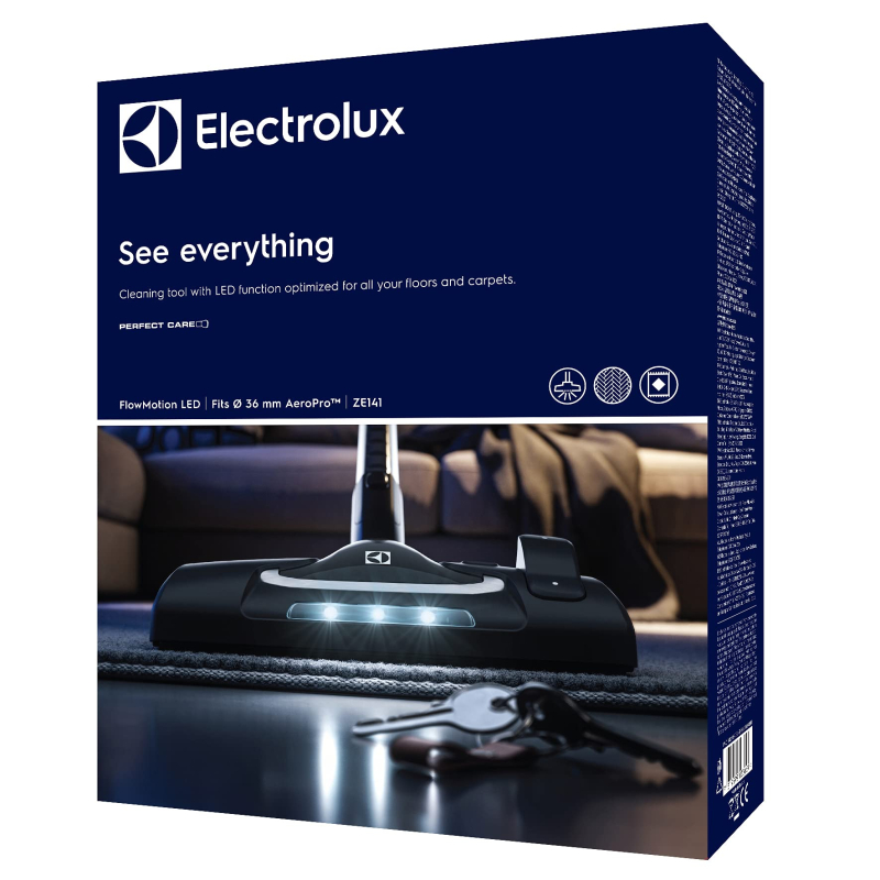 Electrolux Perfect Care ZE141, aspirateur buse, Métal, Noir