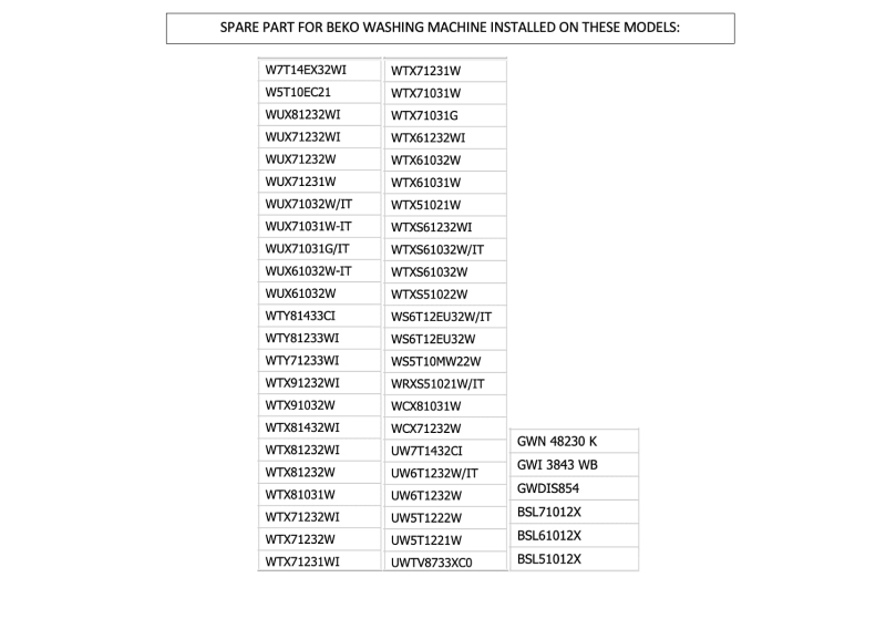 uspshop.eu - Serrure électrique (ORIGINAL Beko) pour machine à laver Beko, 2847740500-2847740200 (ZV-446), 250 V