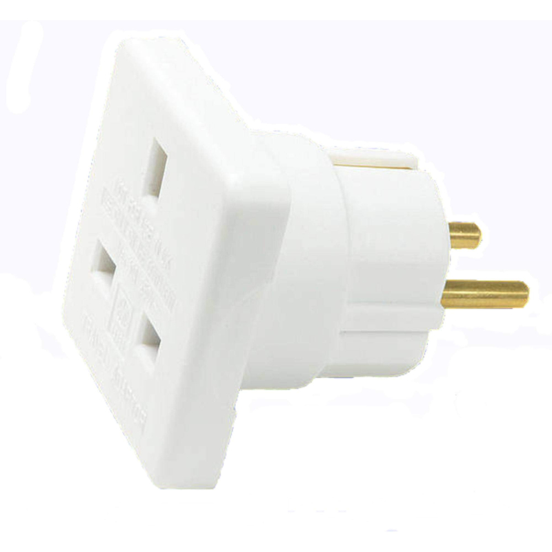 Adaptateur de voyage Taeur Uk To European 