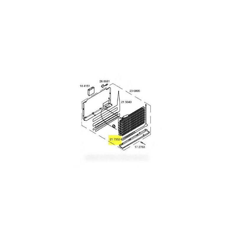 resistance de degivrage bac 60 w 230 v