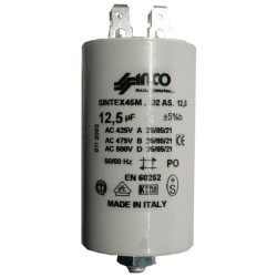 12,5UF-400/450V CONDENSATEUR FIXATION ÉCROU CENTRAL