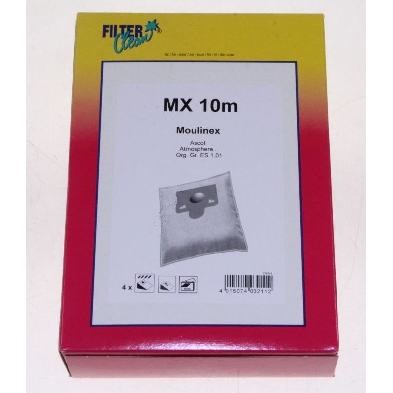 MX10M 5 SACS ASPIRATEUR + 1 FILTRE