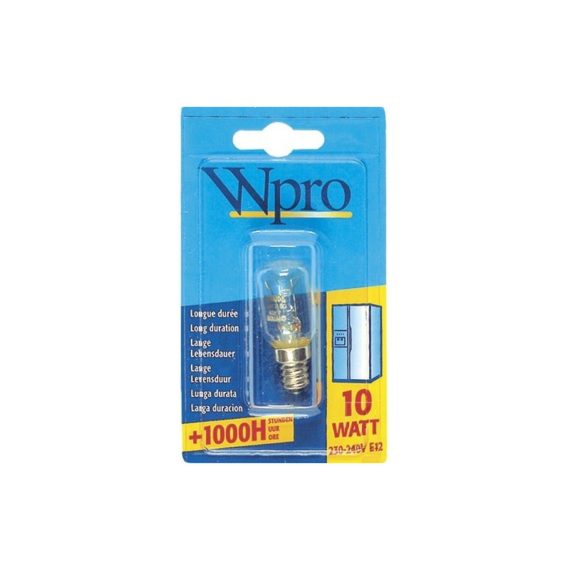 AMPOULE 10W POUR RÉFRIGÉRATEUR WHIRLPOOL