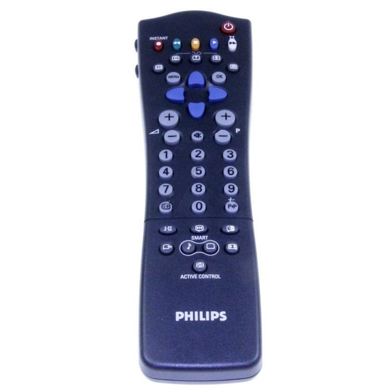 RC4710/01 TÉLÉCOMMANDE NOIRE POUR TV PHILIPS