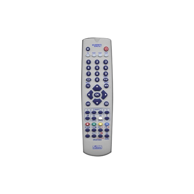 IRC81603 TELECOMMANDE CLASSIC SYSTEM-RC, TV/PLASMA, LCD pour telecommande tv  PHILIPS