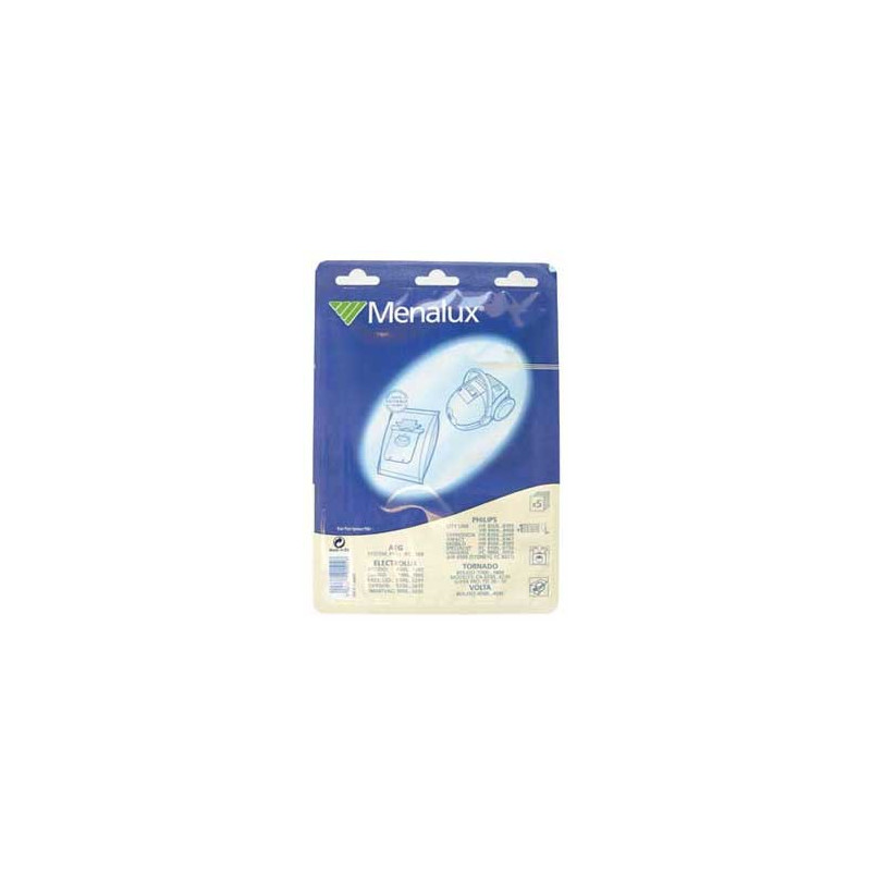 sachet de sac x 5 pour aspirateur TORNADO