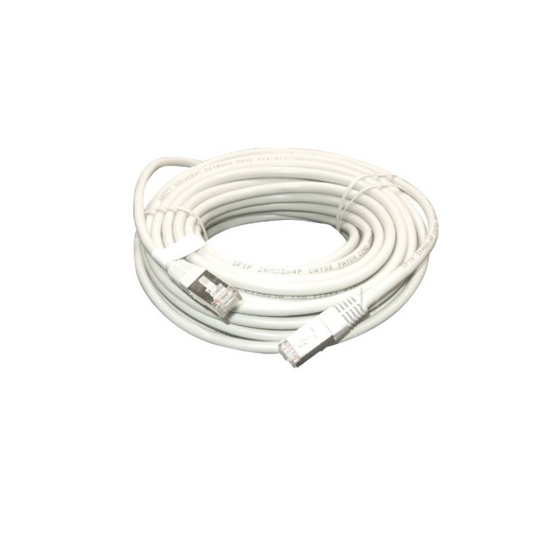 CORDON RJ45 MALE BLINDAGE DOUBLE CAT.5 CONNEX. 1:1 15M