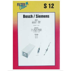 SAC ASPIRATEUR S12 PAPIER X6+1 FILTRE POUR ASPIRATEUR BOSCH