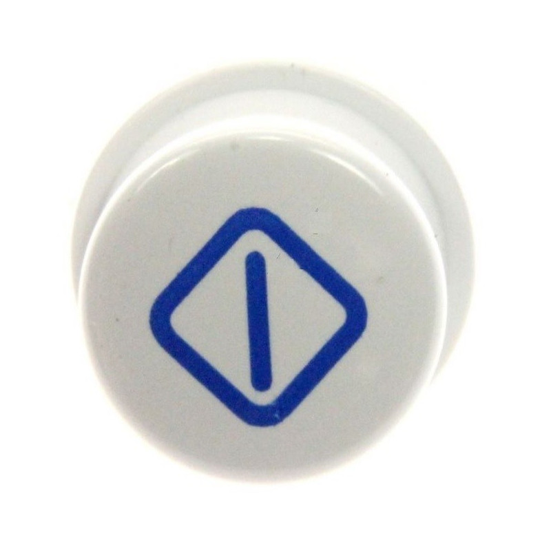 bouton poussoir start blanc pour lave vaisselle INDESIT