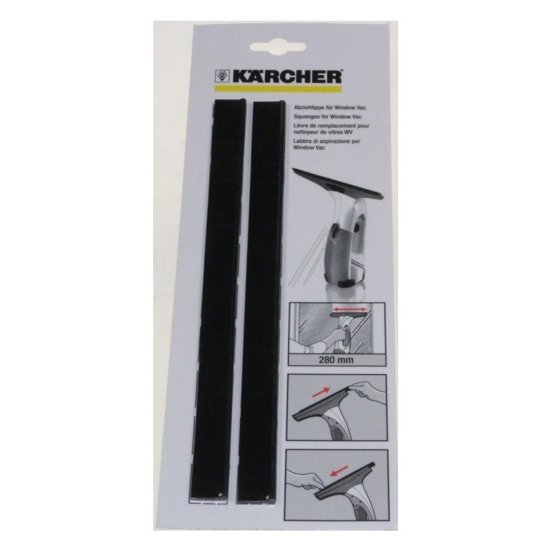 LEVRE D'EXTRACTION 280MM POUR NETTOYEUR VAPEUR A VITRE KARCHER