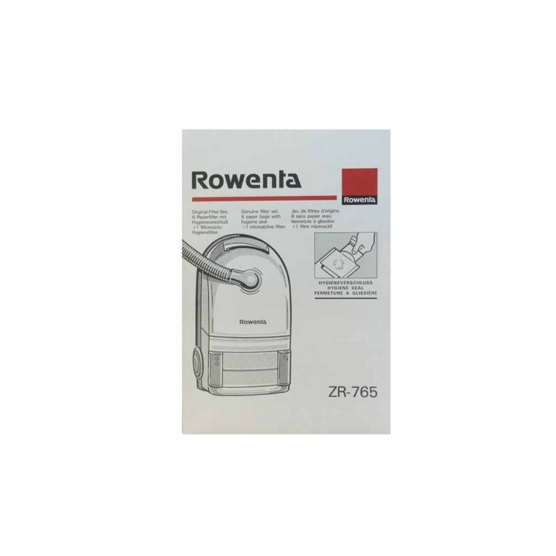 sachet de 6 sacs rowenta swing pour aspirateur ROWENTA