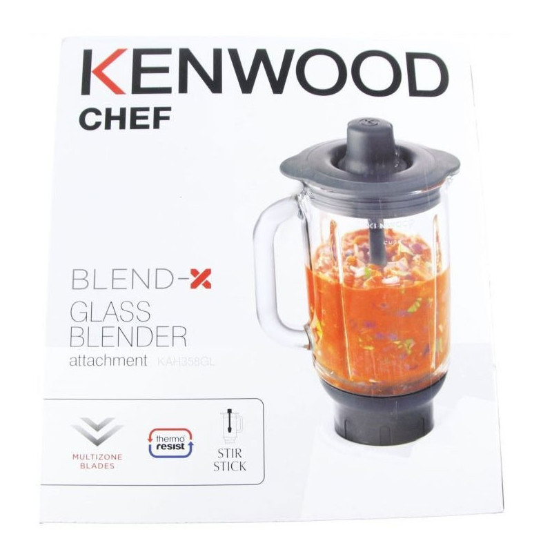 BOL BLENDER EN VERRE 1.6L POUR ROBOT MULTIFONCTIONS KENWOOD