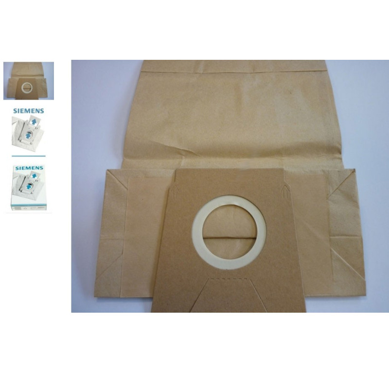 Sachet de sacs type a/b/c siemens pour aspirateur BOSCH B/S/H