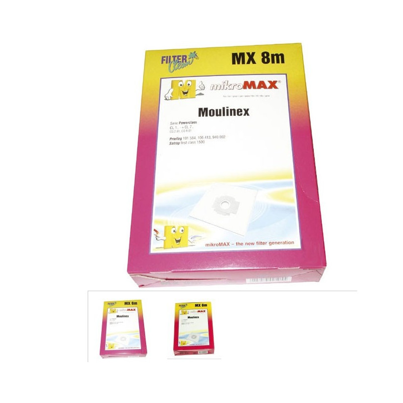 SAC MX8M  POUR ASPIRATEUR MOULINEX