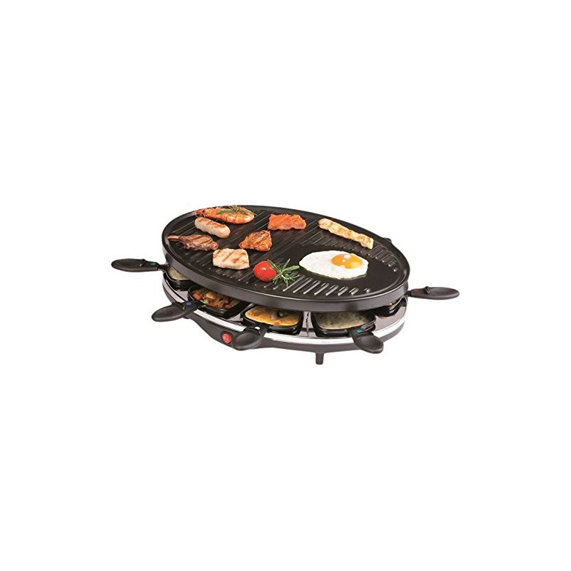 RACLETTE, GRILL & GOURMET - 1200W - 8 PERSONNES DOMO