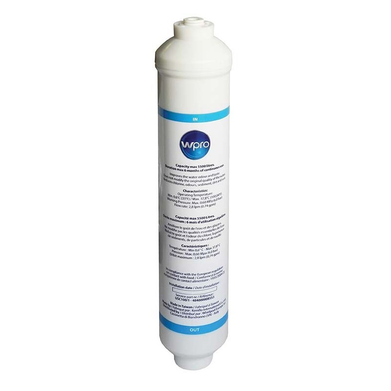 FILTRE A EAU WPRO USC100/1 POUR REFRIGERATEUR