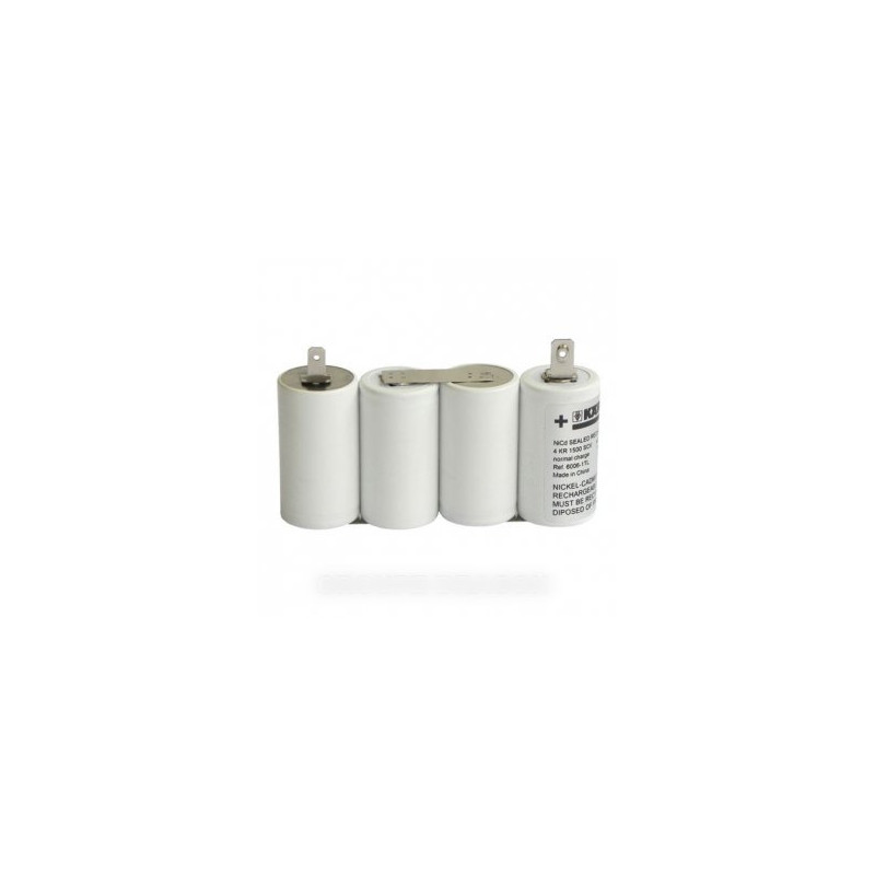 pack 4 accus nicd - 4,8v / 1,5ah