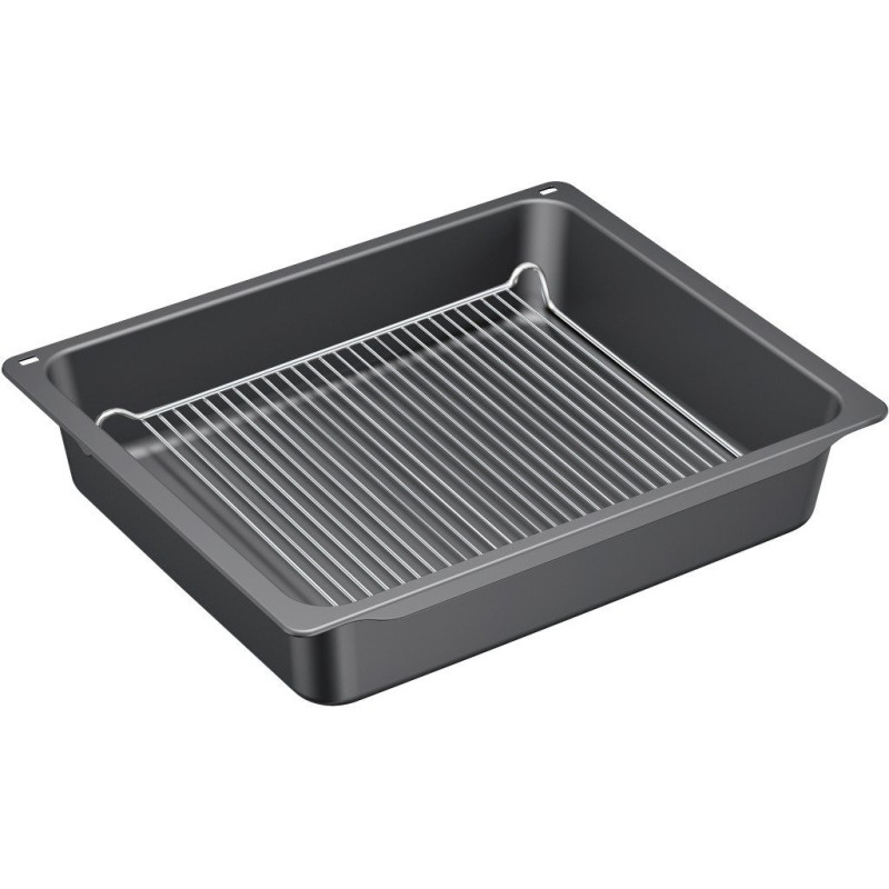 PLAT RECTANGULAIRE NOIR HZ633070 POUR FOUR & CUISINIÈRE BOSCH - SIEMENS