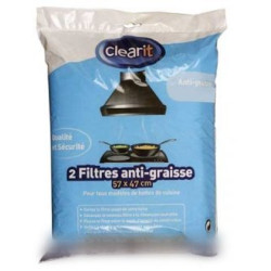 filtres de hottes anti-graisse 140g/m²