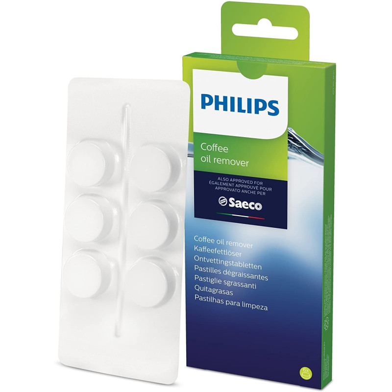 Pastilles dégraissantes (x6) spécial Espresso pour machine à café Saeco - Philips