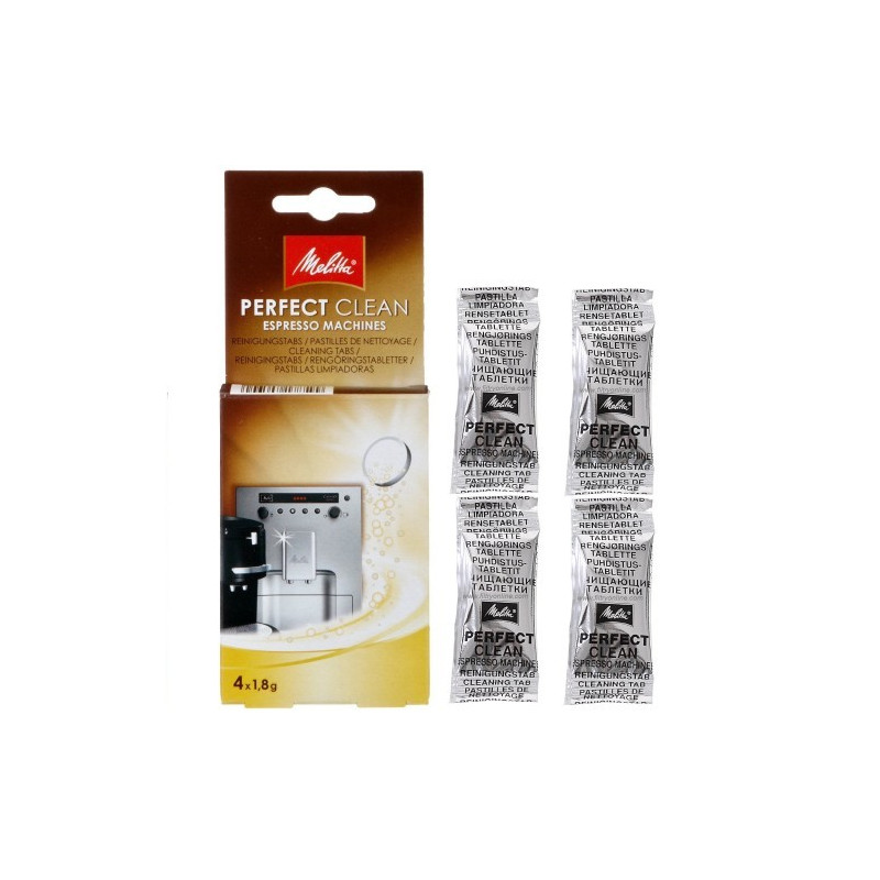 Pastilles détartrantes (4 x 1,8g) pour machine à café Melitta