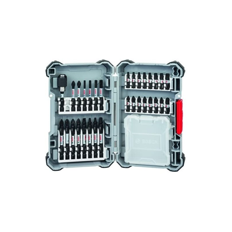 Coffret de 31 embouts de vissage  avec embouts double tête et Universal Holder Quick Release BOSCH