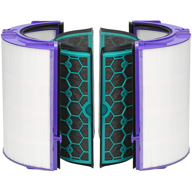 Filtre HEPA avec filtre interne à charbon actif pour purificateurs d'air Pure Cool Dyson