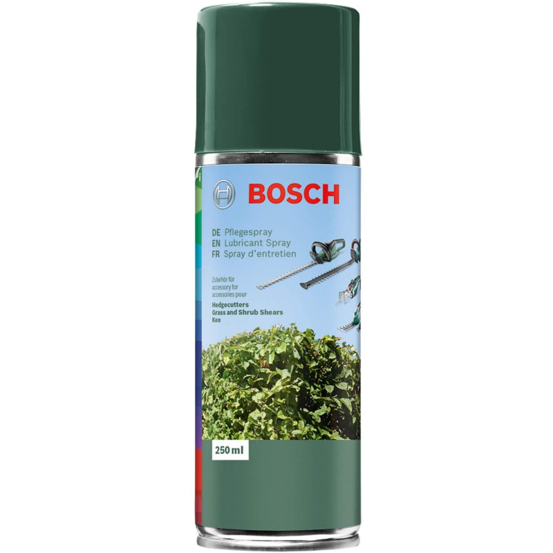 Spray d’entretien (250 ml) BOSCH pour taille-haies, cisaille taille-herbes et sculpte-haies Keo