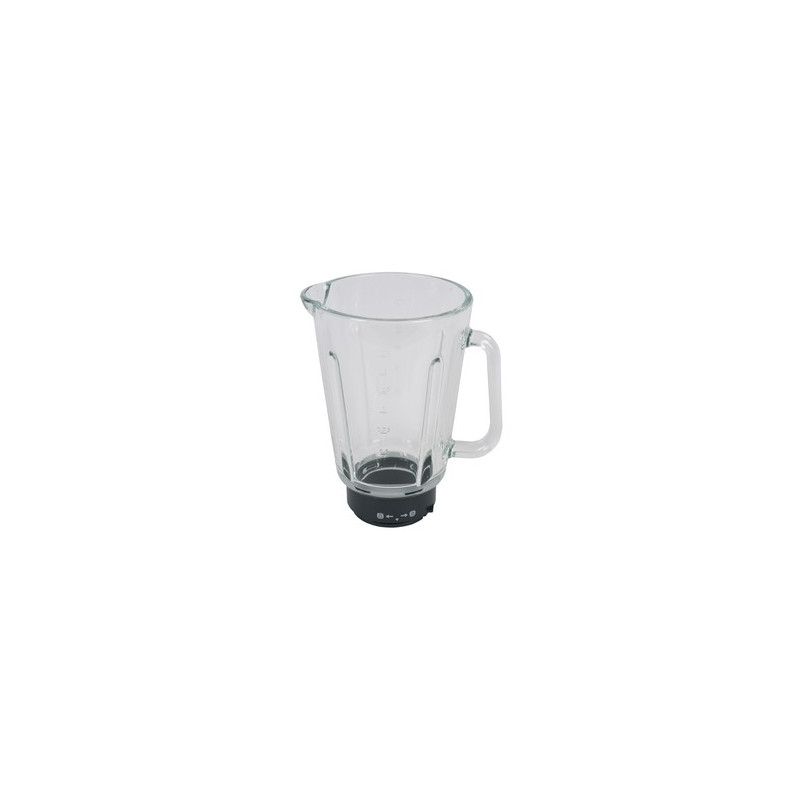 Bol blender en verre avec embase pour blender Perfect Mix & Perfect Mix + Moulinex Tefal