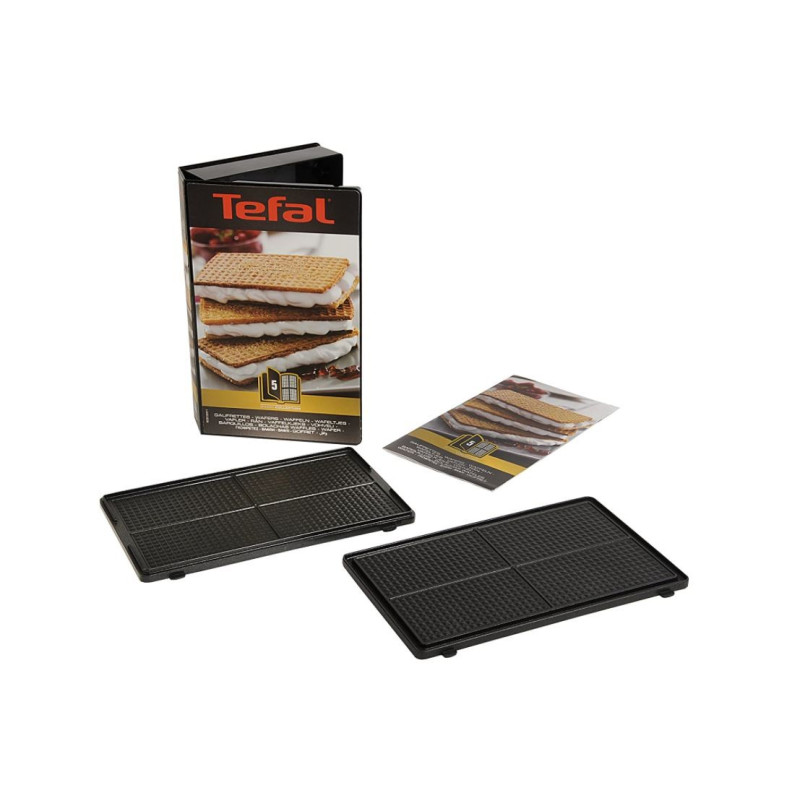 Coffret Snack Collection de 2 Plaques Gaufrettes pour Tefal