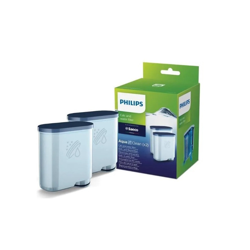 PHILIPS CA6903/22 Lot de 2 filtres à eau et à calcaire AquaClean