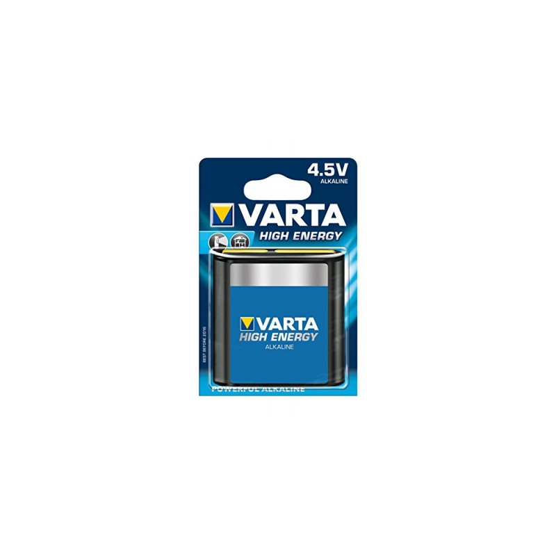 varta lot de 8 piles plate alcaline longlife power 3lr12 4