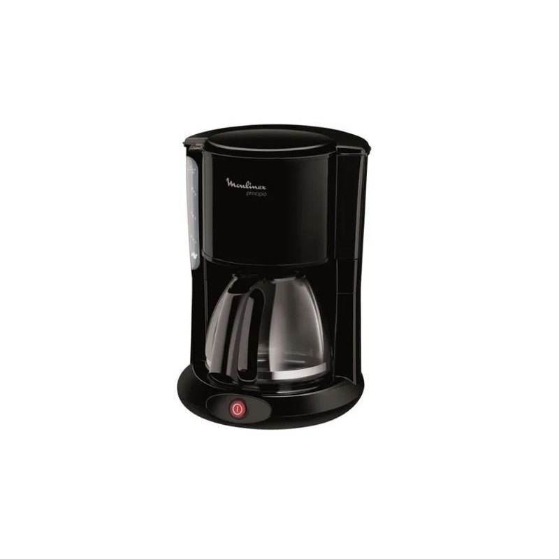 Cafetière filtre électrique, 1.25 L, 1000 W, Anti-goutte, Porte-filtre pivotant, Auto/Off 30 min, Noir FG260811